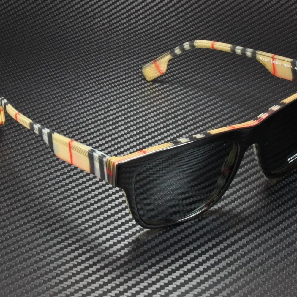 Burberry Black Men's Vintage Sunglasses NEW